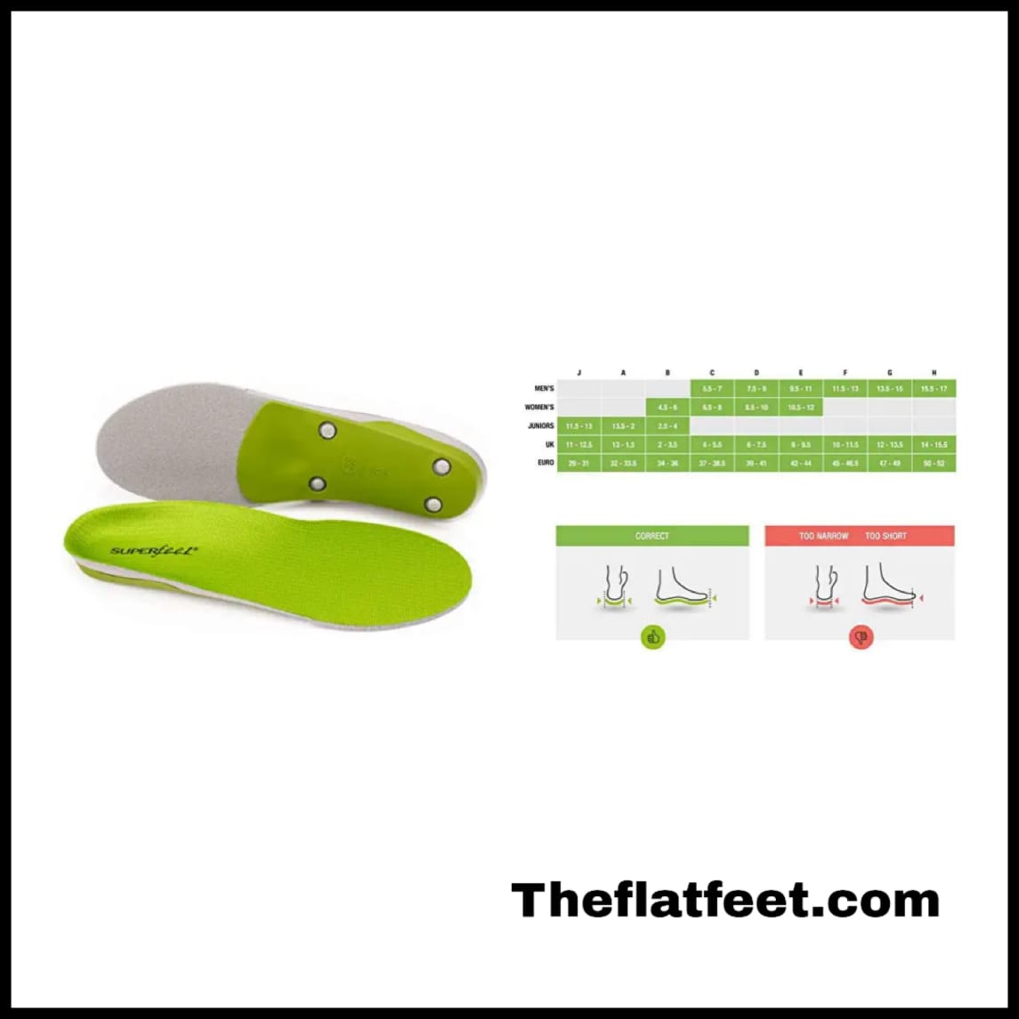 Superfeet for High Arches The Flat Feet